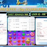 BUKTI WITHDRAW YOWESWD KEMENANGAN JACKPOT DI SLOT SWEET BONANZA 1000