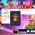 BUKTI JACKPOT KEMENANGAN SLOT WILD BANDITO Rp 20,000,000 DI SITUS YOWESWD 9 February 2026