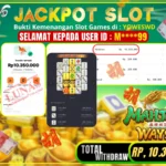 BUKTI JACKPOT KEMENANGAN SLOT MAHJONG WAYS Rp 10,350,000 DI SITUS YOWESWD 9 February 2026