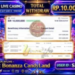 BUKTI JACKPOT KEMENANGAN PRAGMATICPLAYLIVE – Sweet Bonanza CandyLand Rp. 10.000.000 DI SITUS YOWESWD 18 Jun 2026