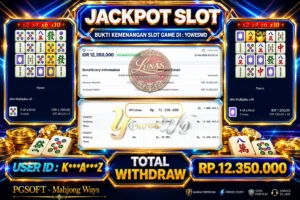 BUKTI JACKPOT KEMENANGAN PGSOFT – Mahjong Ways 2 Rp. 12.350.000 DI SITUS YOWESWD 21 Jun 2026