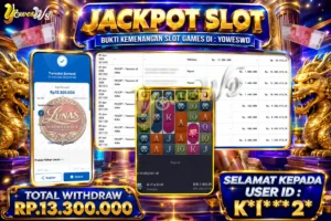 BUKTI JACKPOT KEMENANGAN PGSOFT – Treasures of Aztec Rp. 13.300.000 DI SITUS YOWESWD 07 Jun 2026