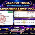 BUKTI JACKPOT KEMENANGAN TOGEL SYDNEY POOLS Rp. 10.000.000 DI SITUS YOWESWD 21 Jul 2026