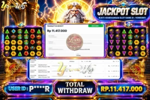 BUKTI JACKPOT KEMENANGAN SLOT PRAGMATICPLAY – Gates of Olympus 1000 Rp. 11,417,000 DI SITUS YOWESWD 29 Jul 2026