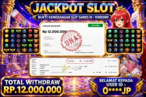 BUKTI JACKPOT KEMENANGAN SLOT PRAGMATICPLAY – Starlight Princess Rp. 12,000,000 DI SITUS YOWESWD 02 Agustus 2026