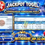 BUKTI JACKPOT KEMENANGAN TOGEL HONGKONG POOLS Rp 32.000.000 DI SITUS YOWESWD 11 September 2026