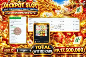 BUKTI JACKPOT KEMENANGAN SLOT PGSOFT – MAHJONG WAYS2 Rp 17.500.000 DI SITUS YOWESWD 22 SEPTEMBER 2026