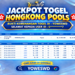 BUKTI JACKPOT KEMENANGAN TOGEL HONGKONG POOLS Rp 19.000.000 DI SITUS YOWESWD 21 SEPTEMBER 2026