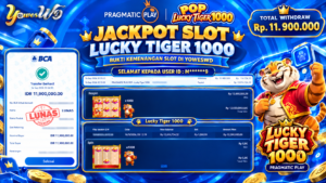 BUKTI JACKPOT KEMENANGAN SLOT PRAGMATICPLAY – LUCKY TIGER 1000 Rp 11.900.000 DI SITUS YOWESWD 16 SEPTEMBER 2026