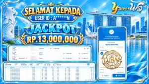 BUKTI JACKPOT KEMENANGAN TOGEL SINGAPORE Rp 13.000.000 DI SITUS YOWESWD 27 SEPTEMBER 2026