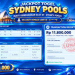 BUKTI JACKPOT KEMENANGAN TOGEL SYDNEY POOLS Rp 11.800.000 DI SITUS YOWESWD 15 SEPTEMBER 2026