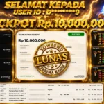 BUKTI JACKPOT KEMENANGAN SLOT PRAGMATICPLAY – Gates of Olympus Super Scatter Rp. 10,000,000 DI SITUS YOWESWD 01 SEPTEMBER 2026