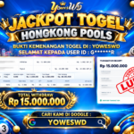 BUKTI JACKPOT KEMENANGAN TOGEL HONGKONG POOLS Rp 15.000.000 DI SITUS YOWESWD 22 OKTOBER 2026