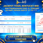 BUKTI JACKPOT KEMENANGAN TOGEL KENTUCKY MID Rp 30.000.000 DI SITUS YOWESWD 29 OKTOBER 2026