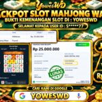 BUKTI JACKPOT KEMENANGAN SLOT PG SOFT – MAHJONG WAYS Rp 25.000.000 DI SITUS YOWESWD 7 OKTOBER 2026