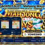 BUKTI JACKPOT KEMENANGAN SLOT PG SOFT – MAHJONG WAYS  Rp 25,000,000 DI SITUS YOWESWD 10 OKTOBER 2026