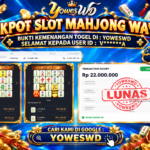 BUKTI JACKPOT KEMENANGAN SLOT PG SOFT – MAHJONG WAYS Rp 22.000.000 DI SITUS YOWESWD 5 OKTOBER 2026